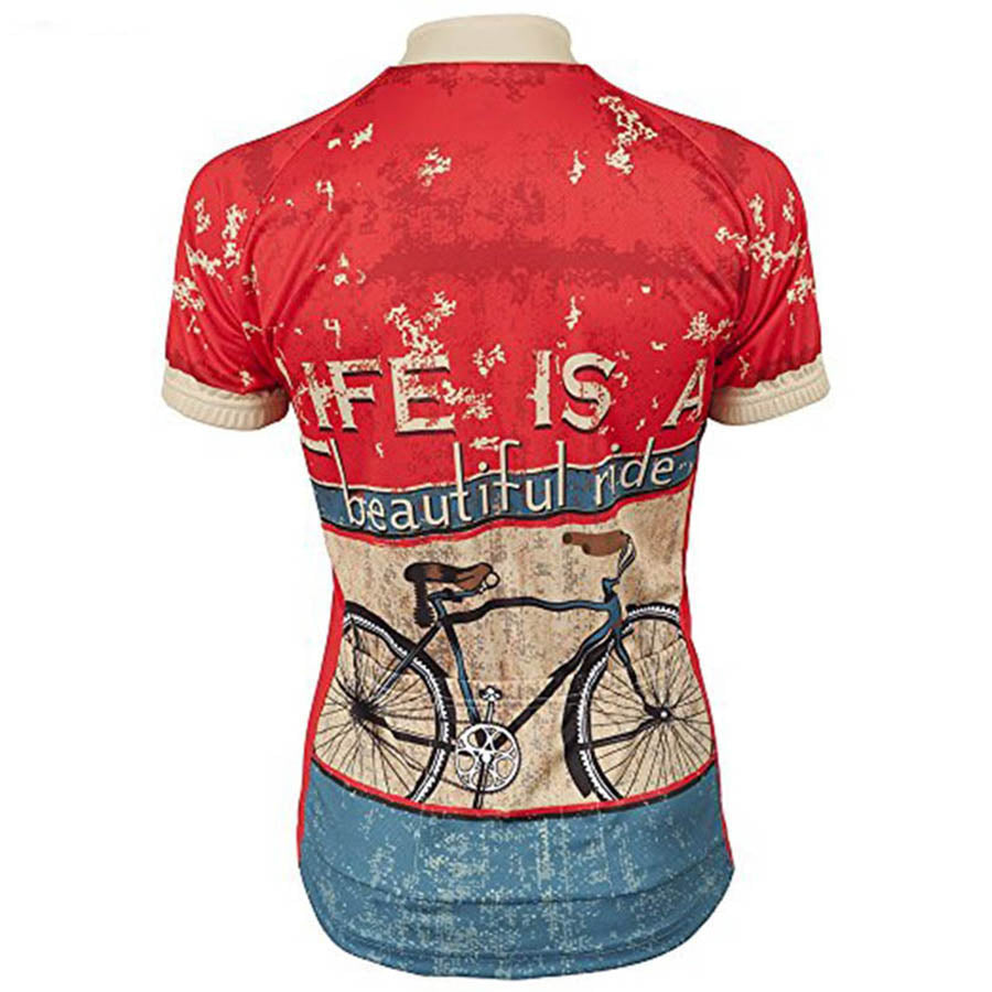 LIVE ISA Retro Cycling Jersey Short sleeve