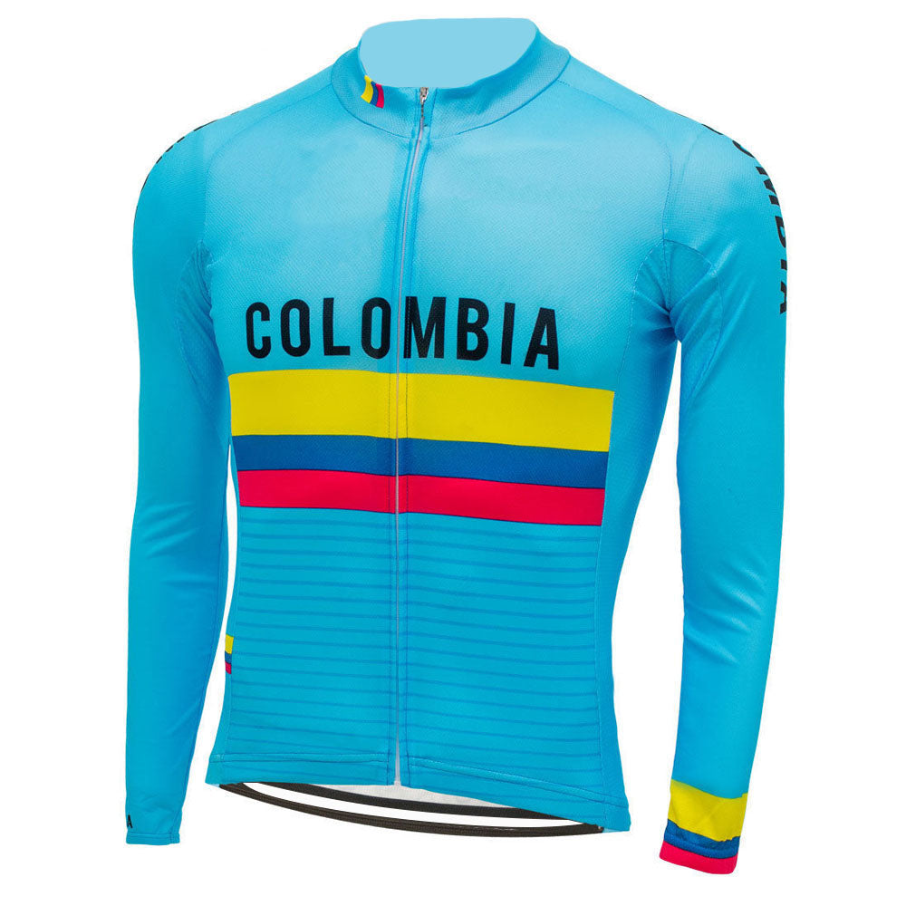 COLOMBIA Retro Cycling Jersey long sleeve