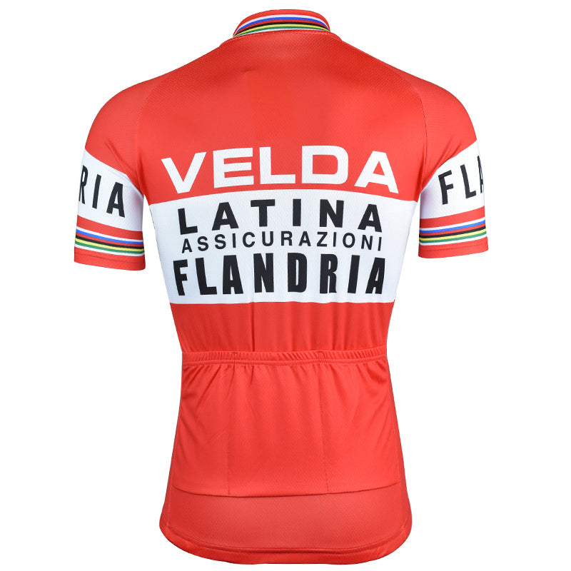 VELDA Retro Cycling Jersey Short sleeve
