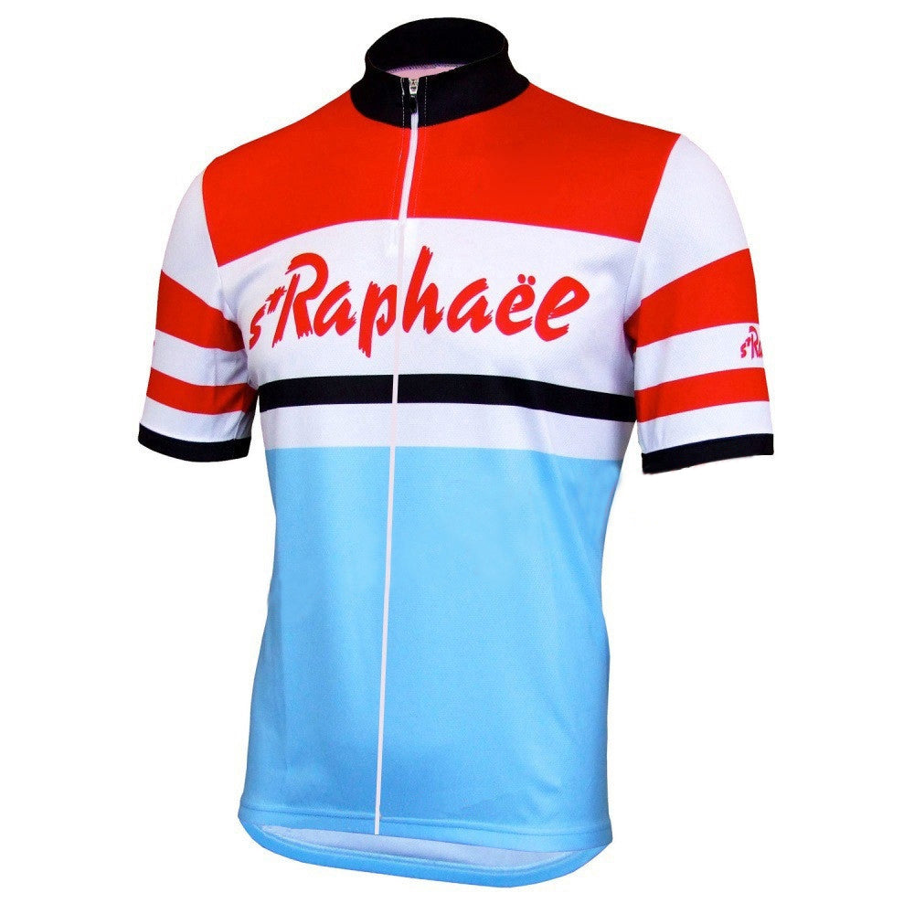 STRAPHAEE Retro Cycling Jersey Short sleeve