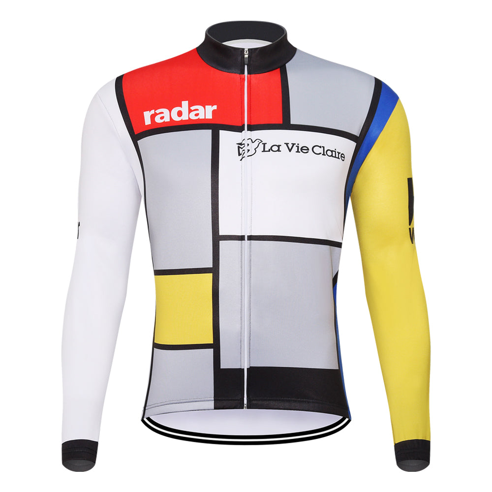 Radar Retro Cycling Jersey long sleeve