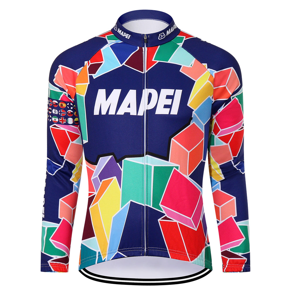 MAPEI Retro Cycling Jersey long sleeve