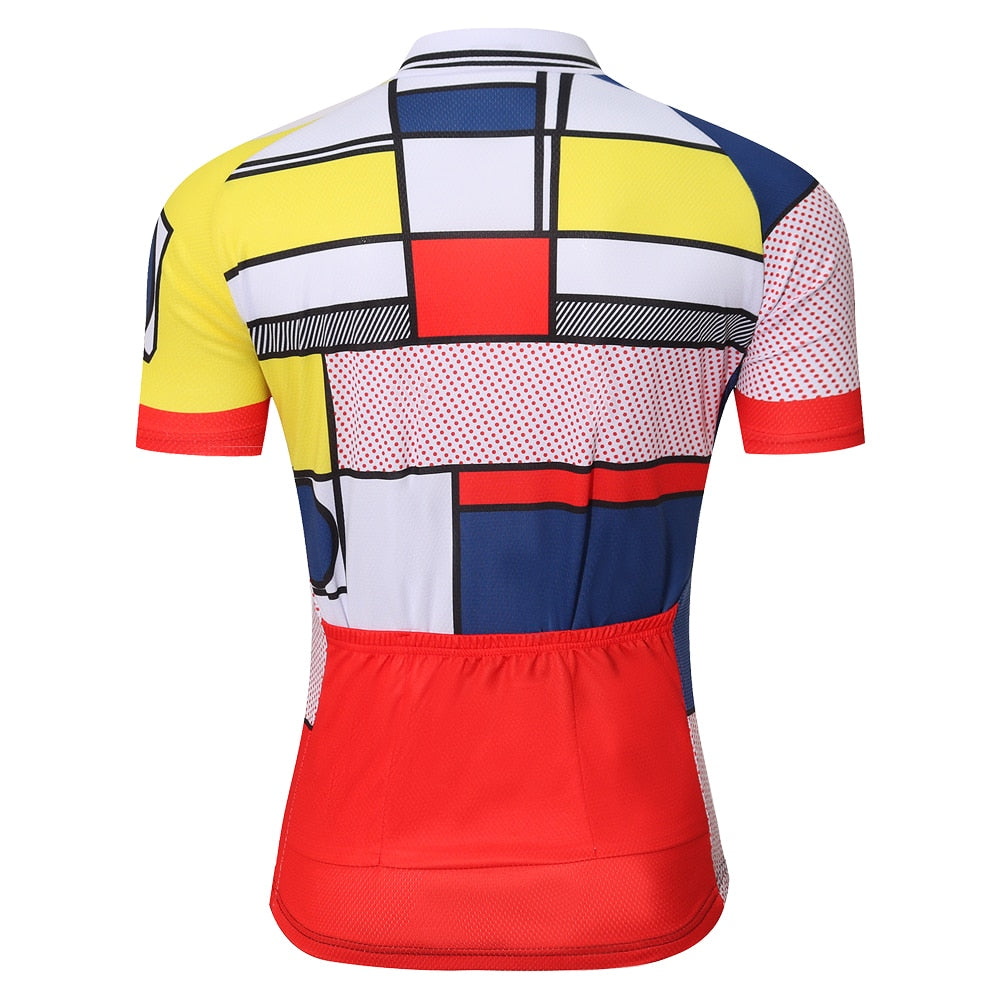 Radar Retro Cycling Jersey Short sleeved suit set