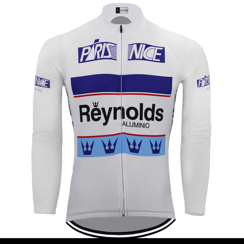 Reynolds Winter Fleece Retro Cycling Jersey long sleeve