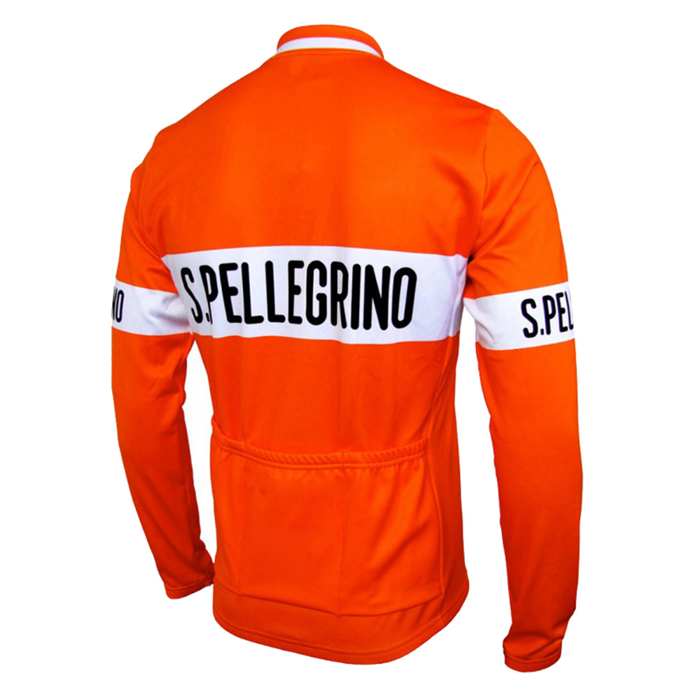 SPELLEGRINO Retro Cycling Jersey long sleeve