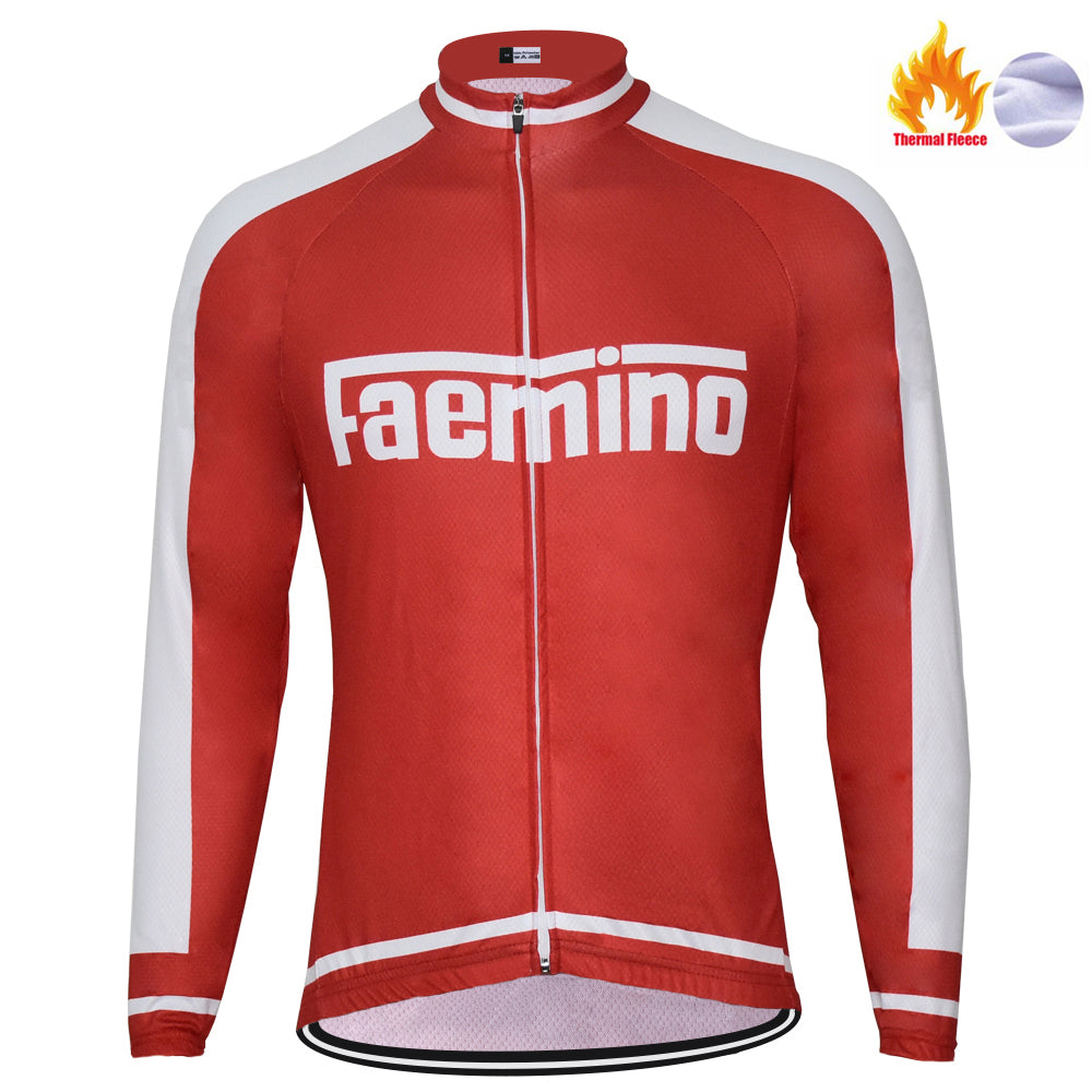 Faemino Retro Cycling Jersey long sleeve