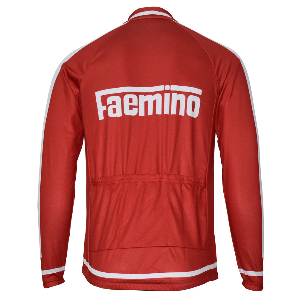 Faemino Retro Cycling Jersey long sleeve