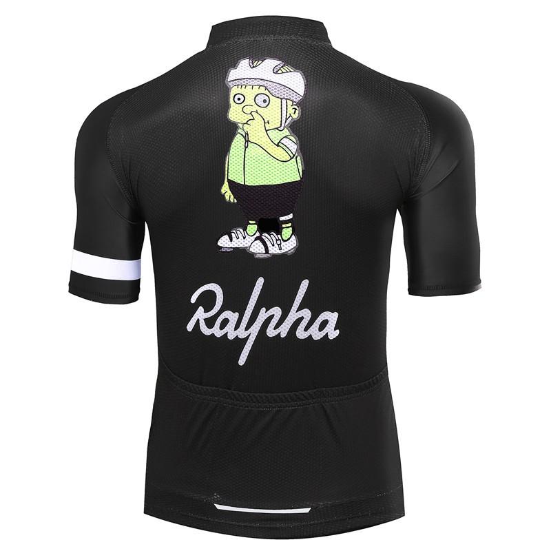 Ralpha Green Retro Cycling Jersey Short sleeve